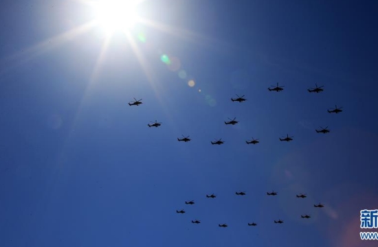 建軍90周年閱兵：紀(jì)念標(biāo)識(shí)梯隊(duì)