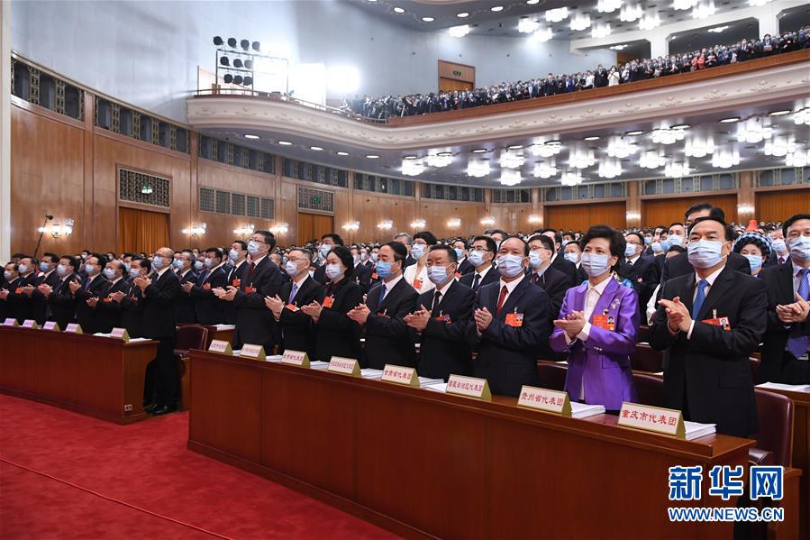 5月22日，第十三屆全國人民代表大會第三次會議在北京人民大會堂開幕。 