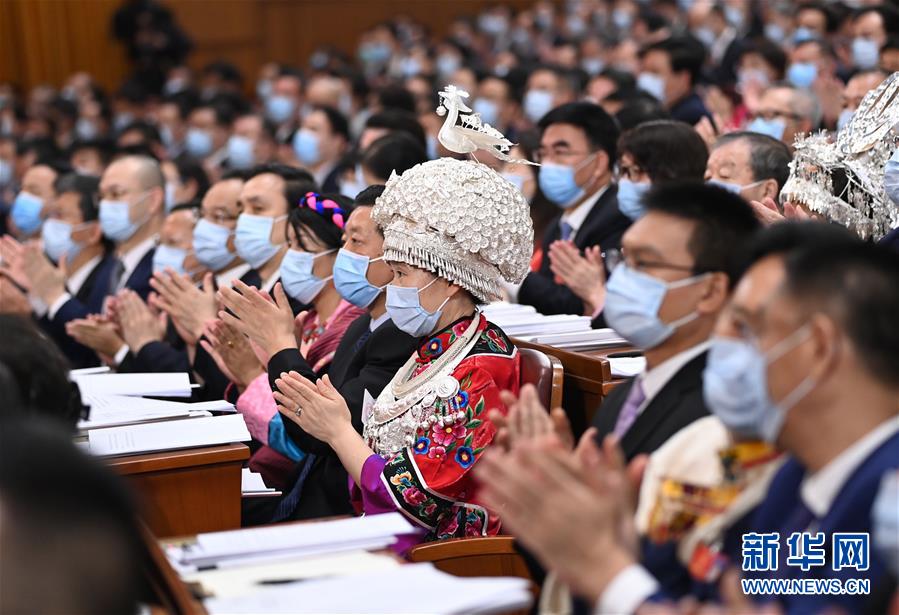 5月22日，第十三屆全國人民代表大會第三次會議在北京人民大會堂開幕。 