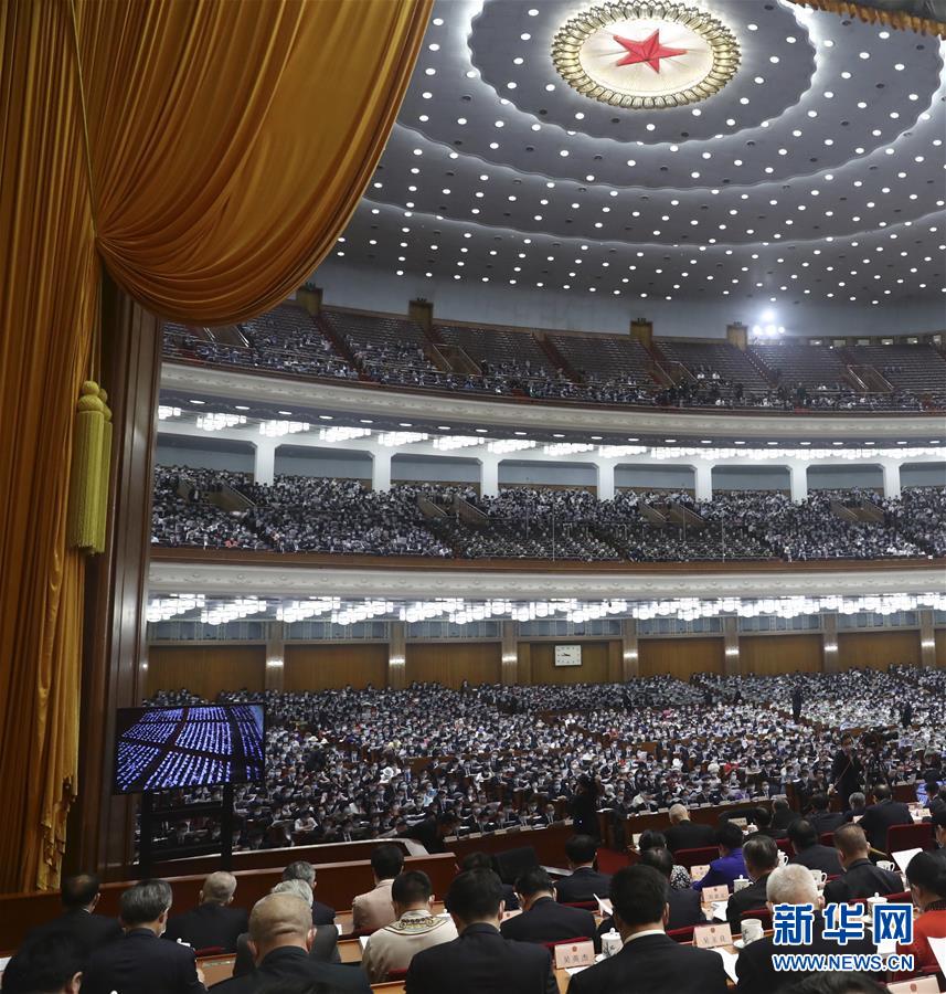 5月22日，第十三屆全國人民代表大會第三次會議在北京人民大會堂開幕。