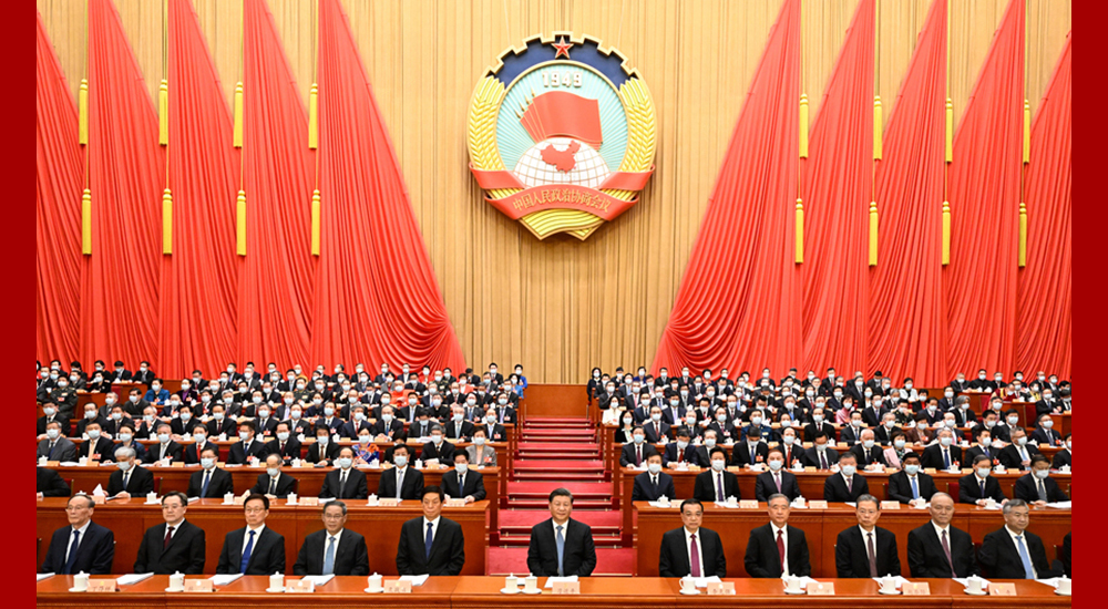 3月4日，中國人民政治協(xié)商會議第十四屆全國委員會第一次會議在北京人民大會堂開幕。