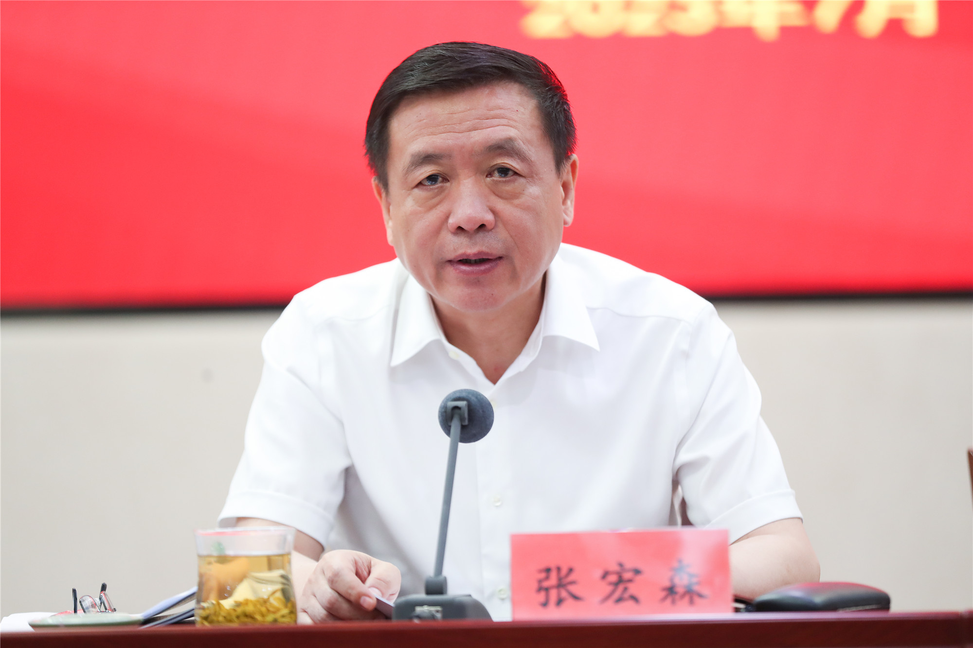 中國作協(xié)黨組書記、副主席張宏森講話