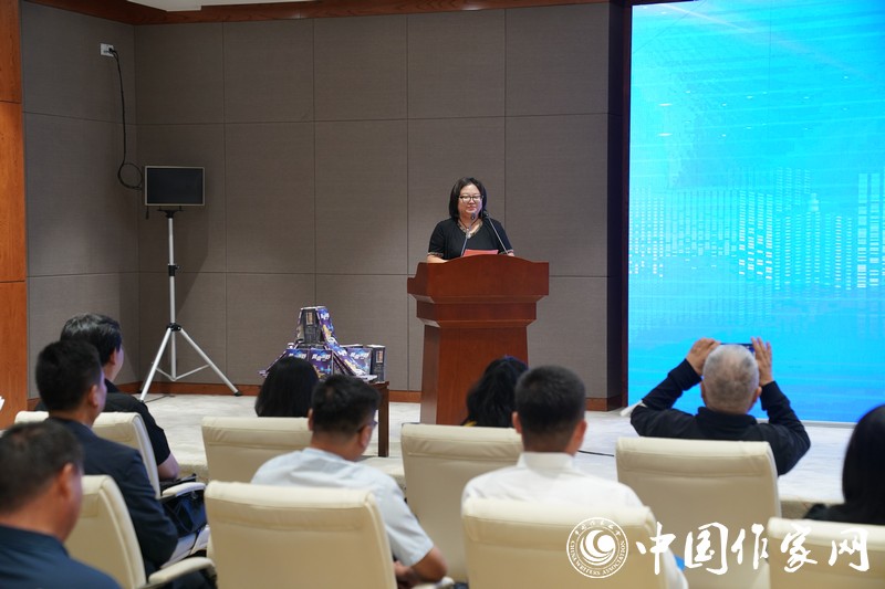中國科學(xué)技術(shù)出版社科幻分社社長、北京元宇科幻未來技術(shù)研究院理事長王衛(wèi)英致辭