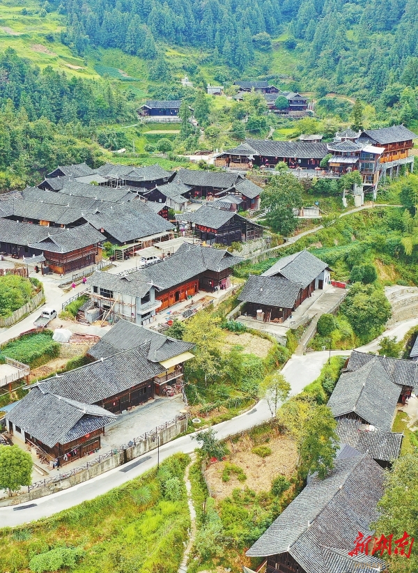 溆浦縣統(tǒng)溪河鎮(zhèn)雁鵝界民居。