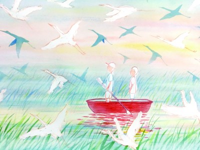 繪本《游河》過程草圖。受訪者供圖