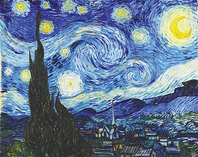 《星空》局部。