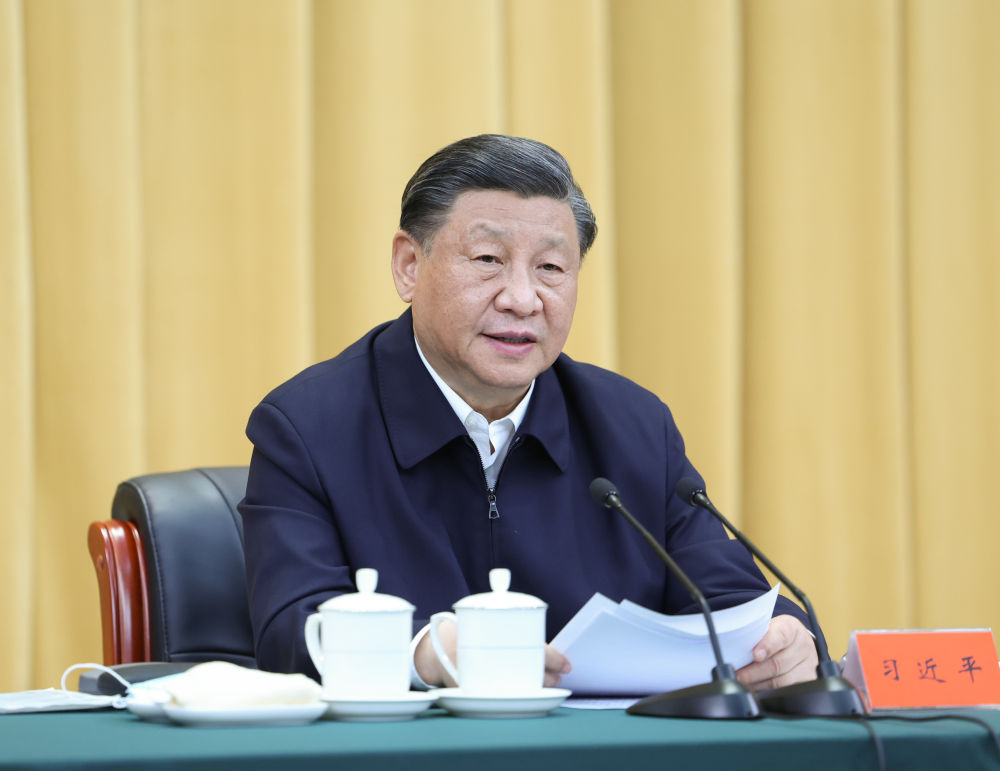 2023年6月2日，習(xí)近平在北京出席文化傳承發(fā)展座談會(huì)并發(fā)表重要講話。新華社記者 鞠鵬 攝