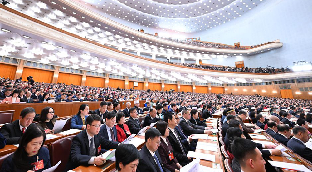3月4日，中國人民政治協(xié)商會議第十四屆全國委員會第二次會議在北京人民大會堂開幕。