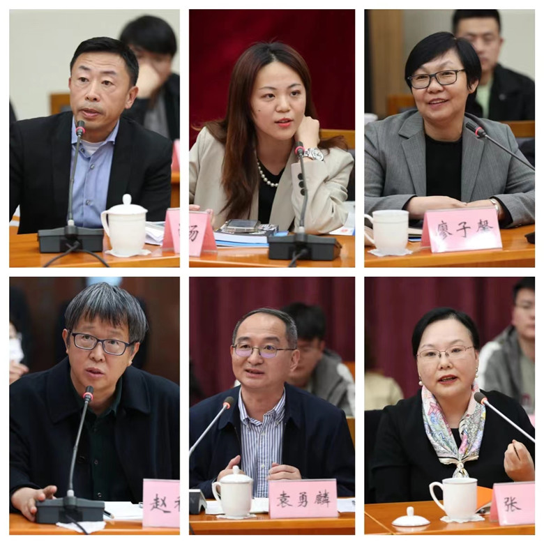 游江、程皎旸、廖子馨、趙稀方、袁勇麟、張莉發(fā)言