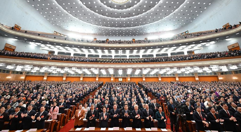 3月5日，十四屆全國人大三次會議開幕會在北京人民大會堂舉行