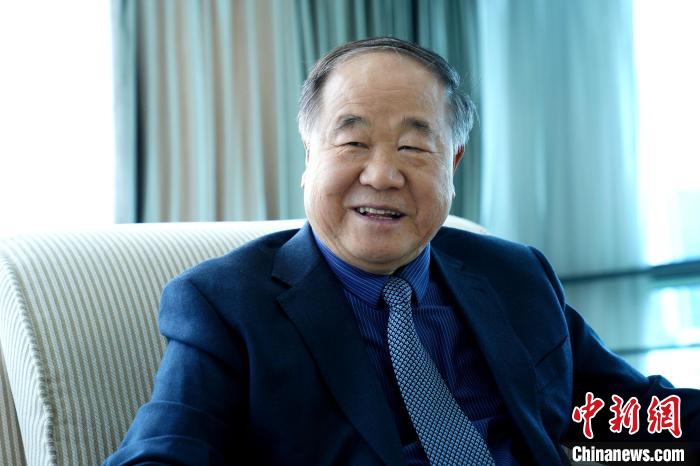 5月31日，莫言在深圳接受中新社專訪。付春來(lái) 攝
