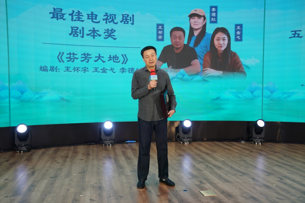 最佳電視劇劇本獲獎?wù)叽硗鯌延畎l(fā)表獲獎感言