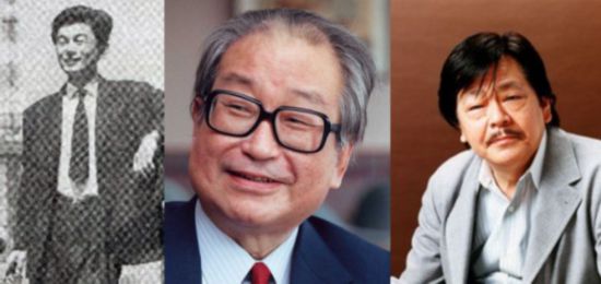 左起：星新一 、小松左京、 筒井康隆